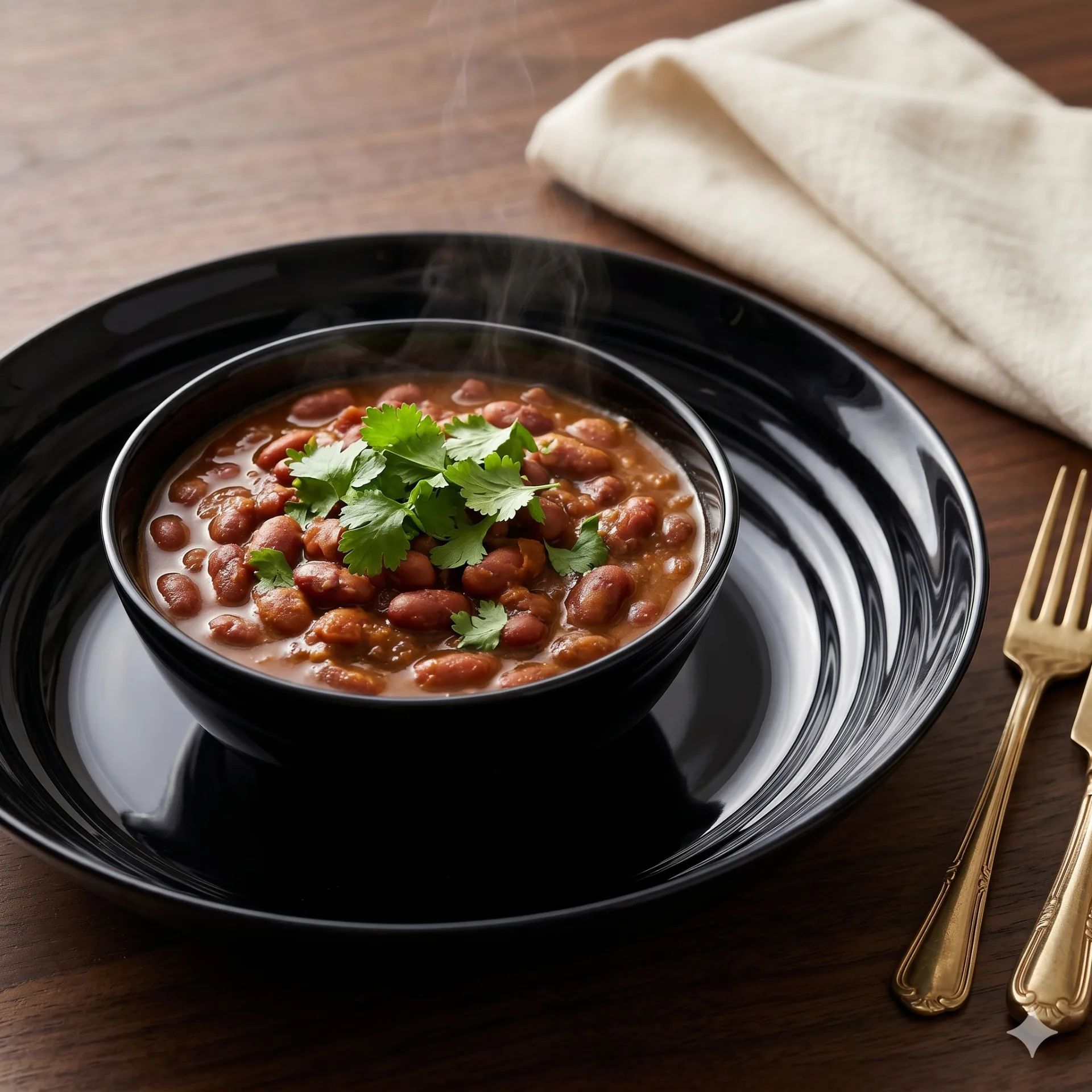 Frijoles en restaurante La Mesa de Oro, Tuluá Valle del Cauca